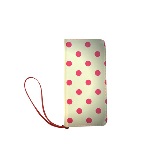Old - Vintage designers Wallet edition with artistic Dots. Unique hand-drawn Collection 2016 Women's Clutch Wallet (Model 1637)