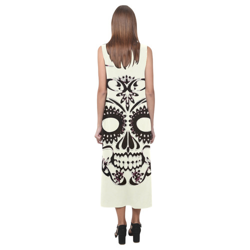 Skull20160401 Phaedra Sleeveless Open Fork Long Dress (Model D08)