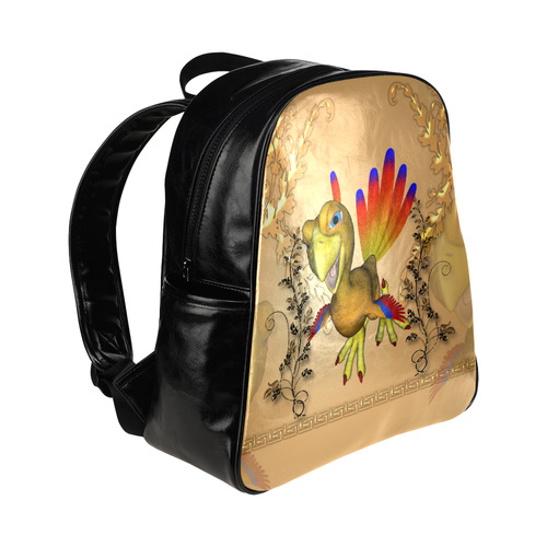 funny toon phoenix Multi-Pockets Backpack (Model 1636)