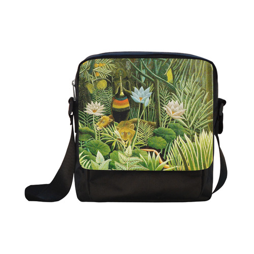 The Dream Henri Rousseau Jungle Animals Crossbody Nylon Bags (Model 1633)
