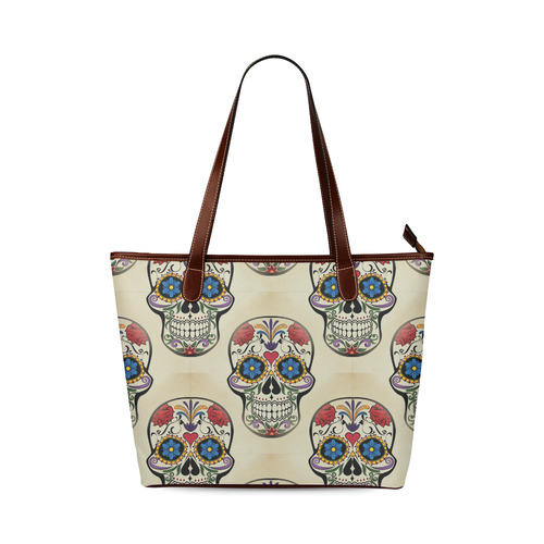 Skull20160602 Shoulder Tote Bag (Model 1646)