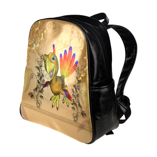 funny toon phoenix Multi-Pockets Backpack (Model 1636)