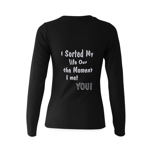 sorted my life out Sunny Women's T-shirt (long-sleeve) (Model T07)