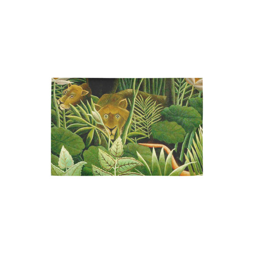 The Dream Henri Rousseau Flowers Animals Jungle Area Rug 2'7"x 1'8‘’