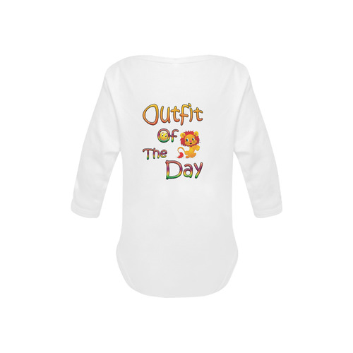 outfit of the day Baby Powder Organic Long Sleeve One Piece (Model T27)