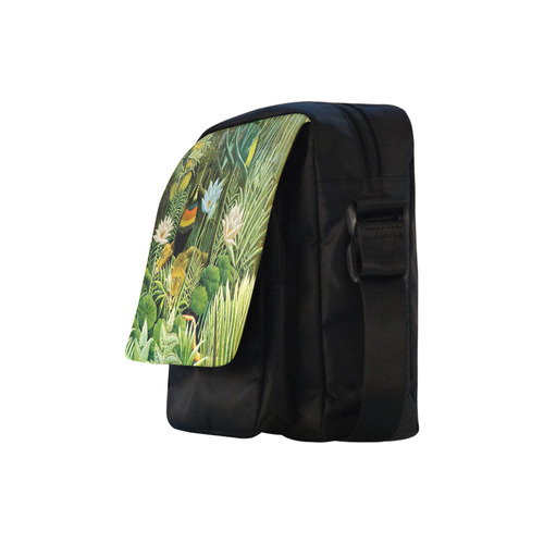 The Dream Henri Rousseau Jungle Animals Crossbody Nylon Bags (Model 1633)