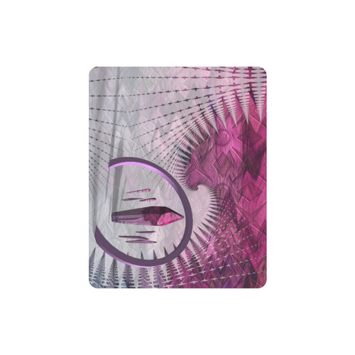 Purple Obelisk & Ring Rectangle Mousepad