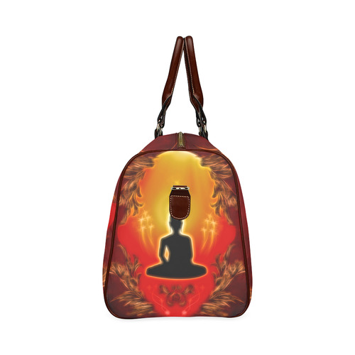 Buddha with light effect Waterproof Travel Bag/Large (Model 1639)