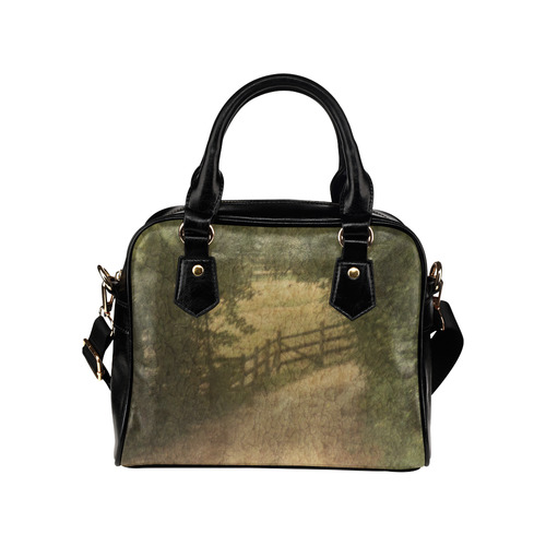 Vintage Landscape 02 Shoulder Handbag (Model 1634)