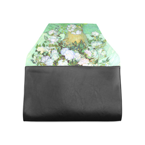 Roses Vincent Van Gogh Floral Fine Art Clutch Bag (Model 1630)