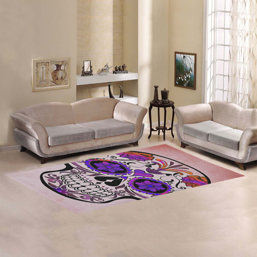 Skull20151213 Area Rug 7'x3'3''