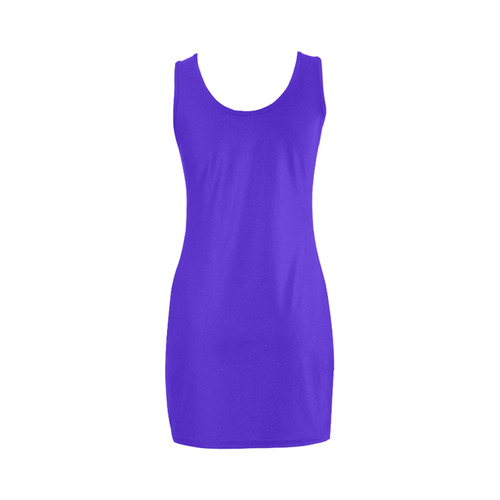 New in shop. Designers artistic dress / Purple, black , cyan edition 2016 / with fashion dots Medea Vest Dress (Model D06)