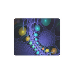 Blue Seed Pearls Rectangle Mousepad