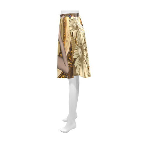 Beautiful fairy and flowers Athena Women's Short Skirt (Model D15)