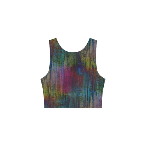 Dark Grunge Watercolor Brush Strokes Painting Atalanta Sundress (Model D04)