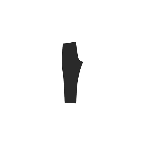 New in shop : Designers black leggings 2016 art collection Capri Legging (Model L02)