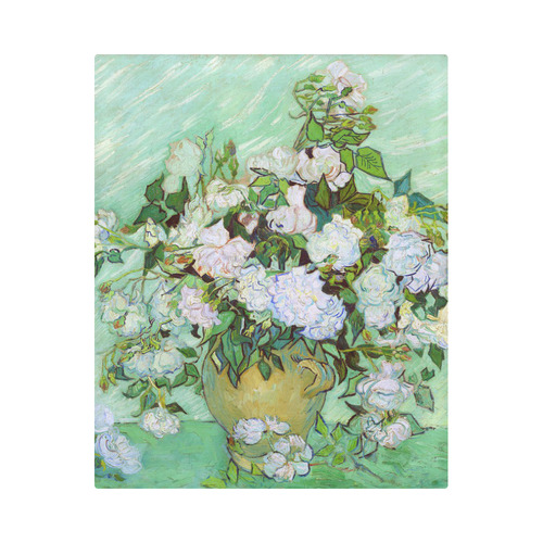 Roses Vincent Van Gogh Floral Fine Art Duvet Cover 86"x70" ( All-over-print)