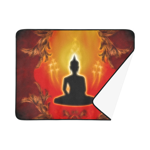 Buddha with light effect Beach Mat 78"x 60"