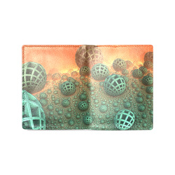 Globules Men's Leather Wallet (Model 1612)