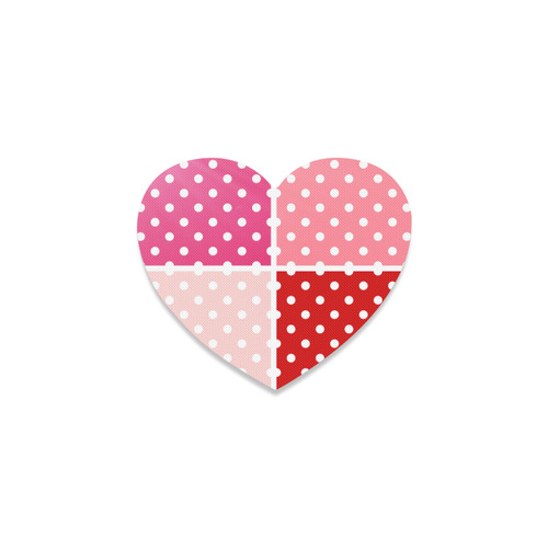 New in shop. Designers dotted mousepad / Home deco 2016 Vintage old dots Heart Coaster