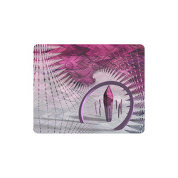 Purple Obelisk & Ring Rectangle Mousepad