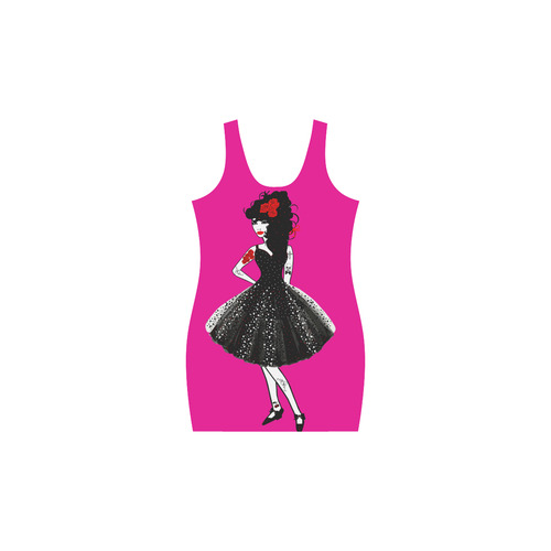 rockabilly-rita_pink Medea Vest Dress (Model D06)