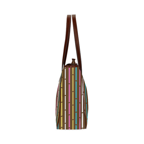 New in shop! Wild bamboo designers fashion : Luxury hand-drawn art / Arrivals! Classic Tote Bag (Model 1644)