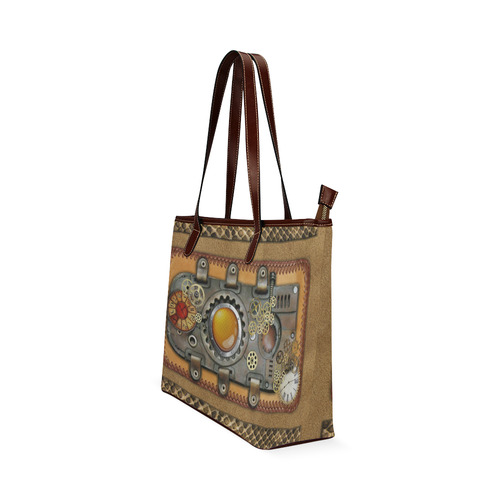 steampunk art Shoulder Tote Bag (Model 1646)