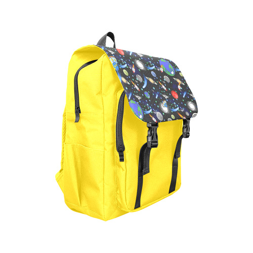 Galaxy Universe - Planets, Stars, Comets, Rockets Casual Shoulders Backpack (Model 1623)