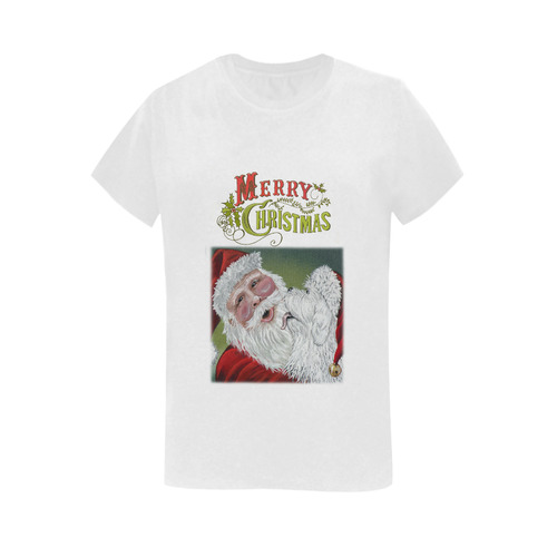 Christmas Kisses Women's T-Shirt in USA Size (Two Sides Printing)