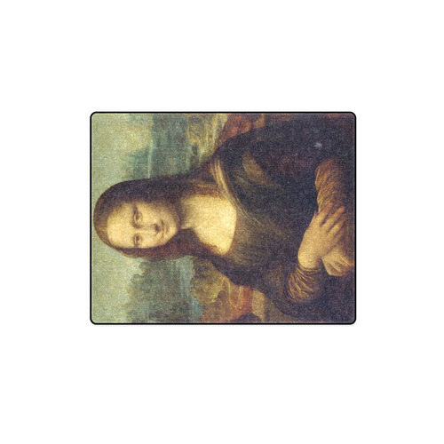 Mona Lisa Leonardo da Vinci Fine Art Blanket 40"x50"