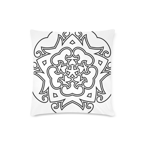 New designers artistic Pillow in shop : black and white 2016 art collection Custom Zippered Pillow Case 16"x16"(Twin Sides)