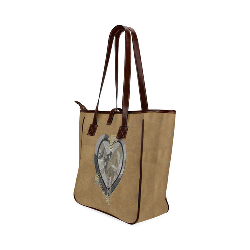 time piece heart Classic Tote Bag (Model 1644)