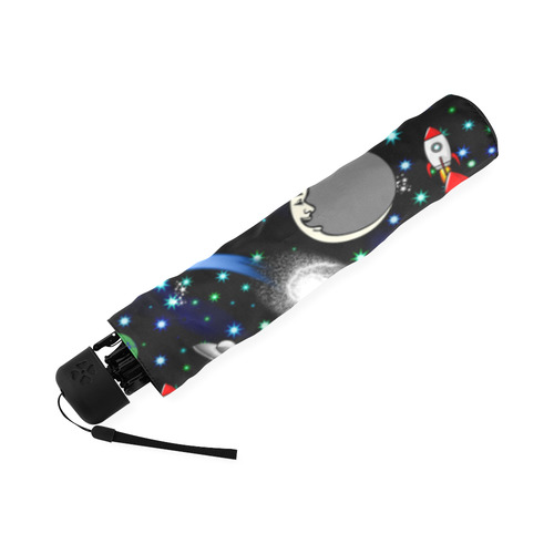 Galaxy Universe - Planets, Stars, Comets, Rockets Foldable Umbrella (Model U01)