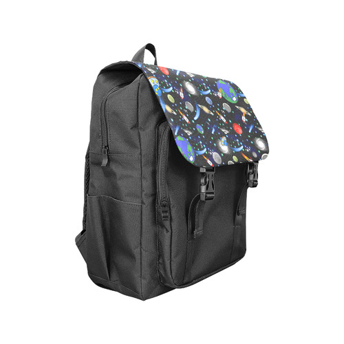 Galaxy Universe - Planets, Stars, Comets, Rockets Casual Shoulders Backpack (Model 1623)