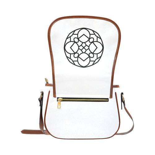 New arrival in shop : Vintage luxury designers Mandala Bag / new art in Shop Saddle Bag/Small (Model 1649) Full Customization