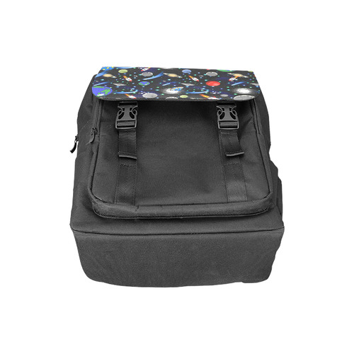 Galaxy Universe - Planets, Stars, Comets, Rockets Casual Shoulders Backpack (Model 1623)