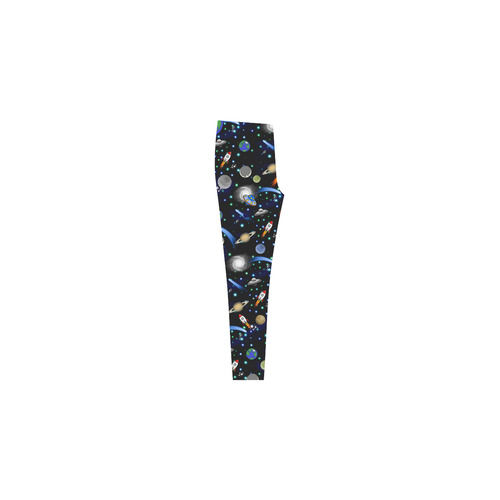 Galaxy Universe - Planets, Stars, Comets, Rockets Cassandra Women's Leggings (Model L01)