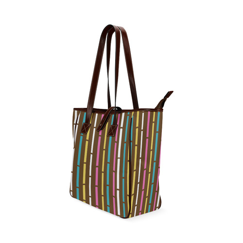 New in shop! Wild bamboo designers fashion : Luxury hand-drawn art / Arrivals! Classic Tote Bag (Model 1644)