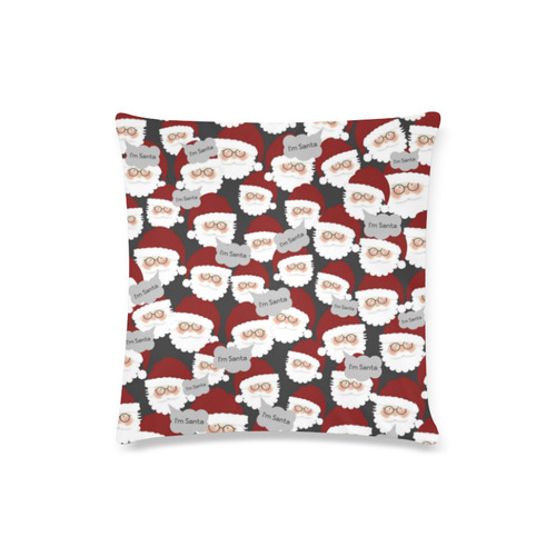 Who's the Real Santa? Custom Zippered Pillow Case 16"x16"(Twin Sides)