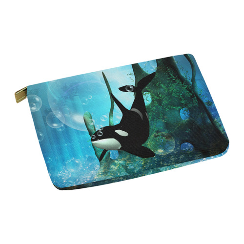 Awesome orca Carry-All Pouch 12.5''x8.5''