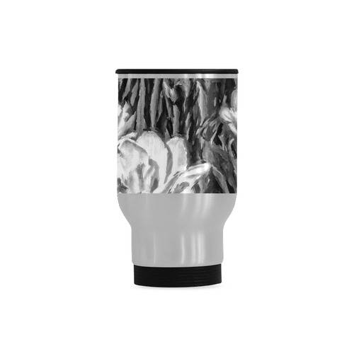 Floral ArtStudio 011116 Travel Mug (Silver) (14 Oz)