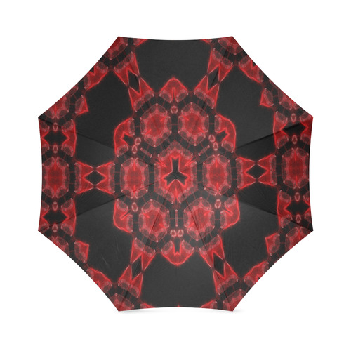 Red Alaun Mandala Foldable Umbrella (Model U01)