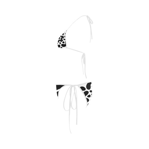 Original hand-drawn designers bikini in black and white. Fashion design for 2016 available Custom Bikini Swimsuit