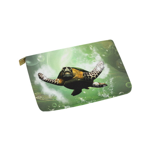 Cute turtle Carry-All Pouch 9.5''x6''