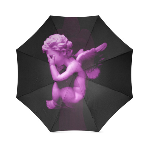 Sad li'l angel Foldable Umbrella (Model U01)