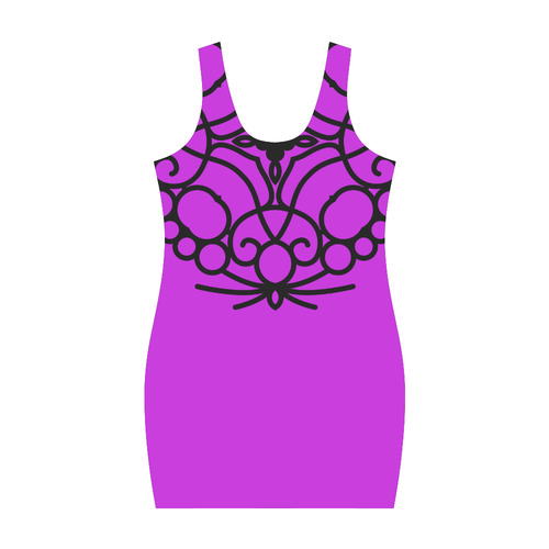 New arrival in shop! New, new. Designers dress : vintage purple and black. Edition 2016 Medea Vest Dress (Model D06)