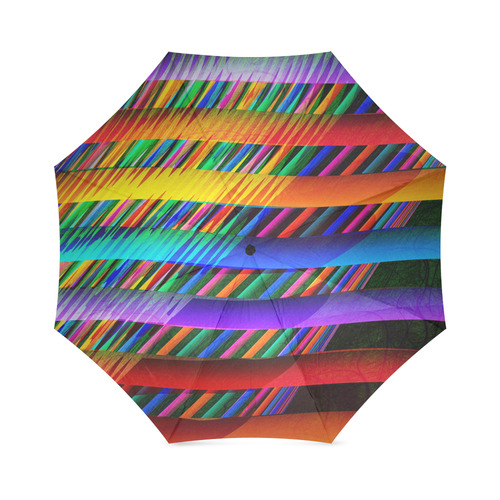 Wheel 3 Brago Mitchell Fine Fractal Art Foldable Umbrella (Model U01)