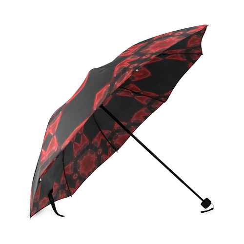 Red Alaun Mandala Foldable Umbrella (Model U01)