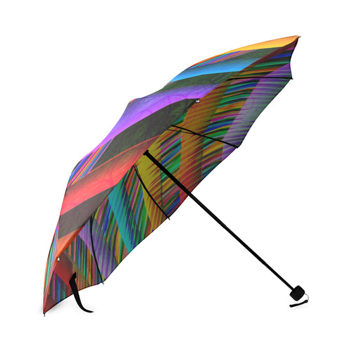 Wheel 3 Brago Mitchell Fine Fractal Art Foldable Umbrella (Model U01)